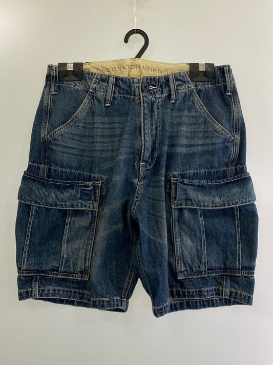 【中古品】【メンズ】  LIBERAIDERS 6POCKET DENIM SHORTS  718022201 リベレイダース 6ポケット デニムショーツ ボトムス 153-240802-jt-12-min サイズ：M カラー：インディゴ 万代Net店