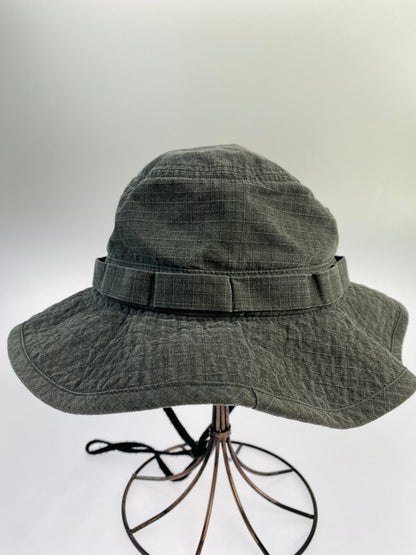 【中古品】【メンズ】 STUSSY ステューシー 19SS WASHED RIPSTOP BOONIE HAT ウォッシュド リップストップ ブーニーハット 帽子 185-240803-yn-14-min カラー：ブラック 万代Net店