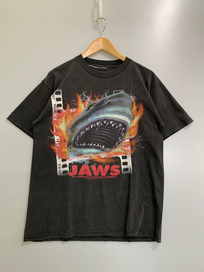 【現状渡し品】【メンズ】 UNIVERSAL STUDIOS FLORIDA ユニバーサル スタジオ フロリダ ”JAWS”PRINT TEE ジョーズ プリントティーシャツ ヴィンテージ トップス 146-260522-SH-02-min カラー：ブラック 万代Net店