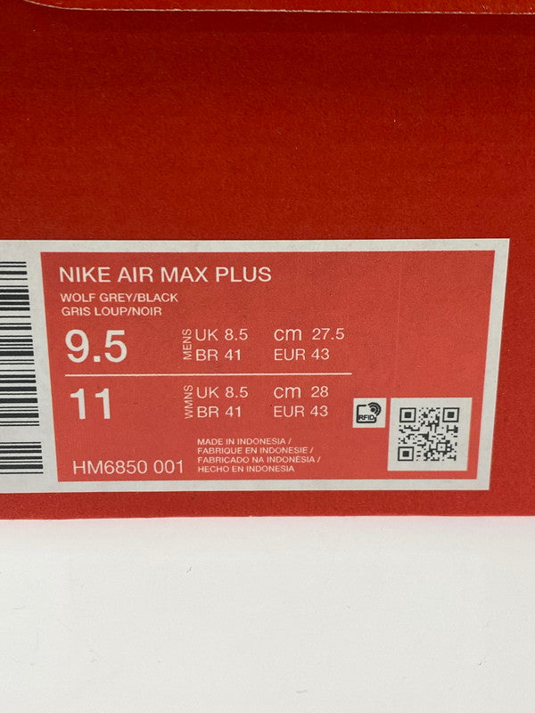 【中古美品】【メンズ】 NIKE ナイキ HM6850-001 AIR MAX PLUS 靴 シューズ スニーカー SNEAKERS 160-250423-ks-65-min サイズ：27.5cm カラー：グレー 万代Net店