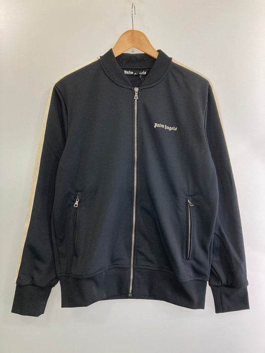 【中古美品】【メンズ】  PALM ANGELS パームエンジェルス PMBS24-046 CLASSIC LOGO BOMBER TRACK JKT トラックジャケット 141-240801-ks-02-min サイズ：L カラー：ブラック 万代Net店