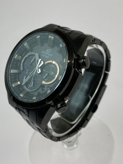 【中古品】【メンズ】 CASIO カシオ -EDIFICE- EQW-T630JDC-1AJF クロノグラフ タフソーラー腕時計 197-240812-AS-17-min カラー：ブラック ブラック文字盤 万代Net店