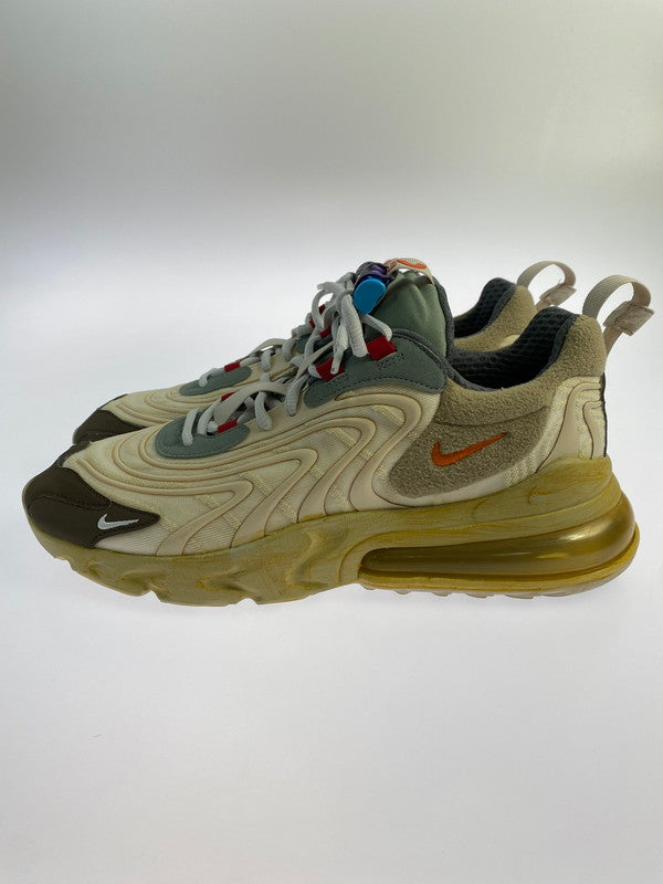 【中古】【メンズ】  TRAVIS SCOTT × NIKE ナイキ CT2864-200 AIR MAX 270 ”CACTUS TRAILS” 160-240807-AS-10-min サイズ：29.0cm カラー：ベージュ/グレー 万代Net店