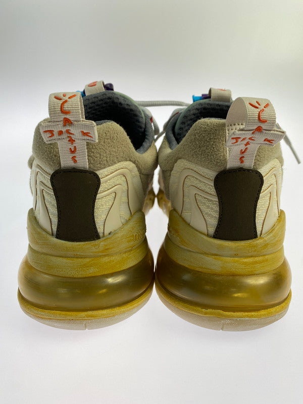 【中古】【メンズ】  TRAVIS SCOTT × NIKE ナイキ CT2864-200 AIR MAX 270 ”CACTUS TRAILS” 160-240807-AS-10-min サイズ：29.0cm カラー：ベージュ/グレー 万代Net店