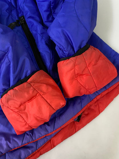 【現状渡し品】【メンズ】 WILDTHINGS ワイルドシングス USA製 PRIMALOFT REVERSIBLE DOWN JACKET プリマロフト リバーシブルダウン ジャケット アウター 144-240826-me-02-min サイズ：M カラー：レッド 赤 万代Net店