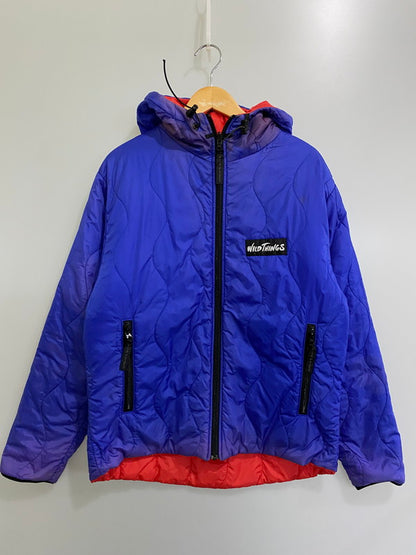 【現状渡し品】【メンズ】 WILDTHINGS ワイルドシングス USA製 PRIMALOFT REVERSIBLE DOWN JACKET プリマロフト リバーシブルダウン ジャケット アウター 144-240826-me-02-min サイズ：M カラー：レッド 赤 万代Net店