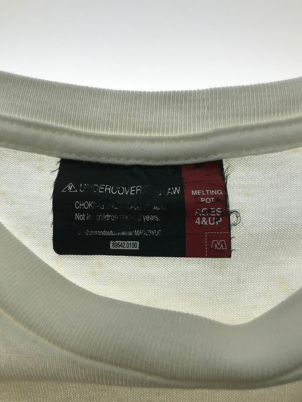 【現状渡し品】【メンズ】 UNDERCOVER アンダーカバー 00AW MELTING POT期 CHARACTER TEE メルティングポット期 キャラクターTシャツ 半袖Tシャツ トップス 140-251113-rt-01-tag サイズ：M カラー：ホワイト 万代Net店