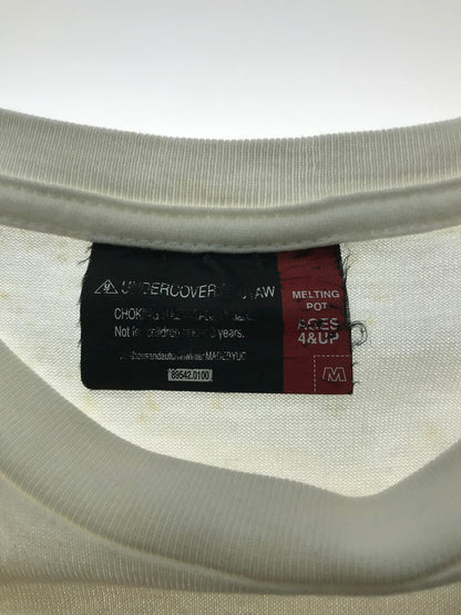 【現状渡し品】【メンズ】 UNDERCOVER アンダーカバー 00AW MELTING POT期 CHARACTER TEE メルティングポット期 キャラクターTシャツ 半袖Tシャツ トップス 140-251113-rt-01-tag サイズ：M カラー：ホワイト 万代Net店