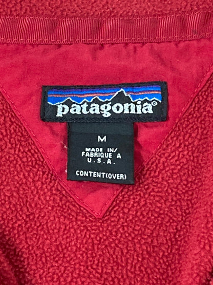 【中古品】【メンズ】 patagonia パタゴニア 26250SP98 98年USA製 90S FLEECE PULLOVER プルオーバー フリース 144-241011-cn-22-min サイズ：M カラー：レッド 万代Net店