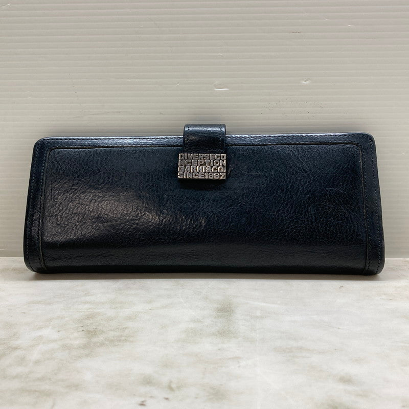 【中古品】【メンズ】 GARNI ガルニ レザーロングウォレット 長財布 本体のみ 201-250705-cn-2-min カラー：ブラック 万代Net店