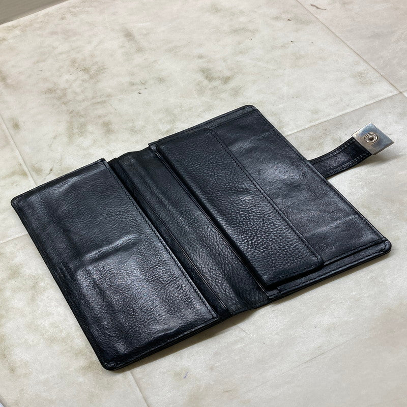 【中古品】【メンズ】 GARNI ガルニ レザーロングウォレット 長財布 本体のみ 201-250705-cn-2-min カラー：ブラック 万代Net店