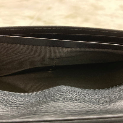 【中古品】【メンズ】 GARNI ガルニ レザーロングウォレット 長財布 本体のみ 201-250705-cn-2-min カラー：ブラック 万代Net店