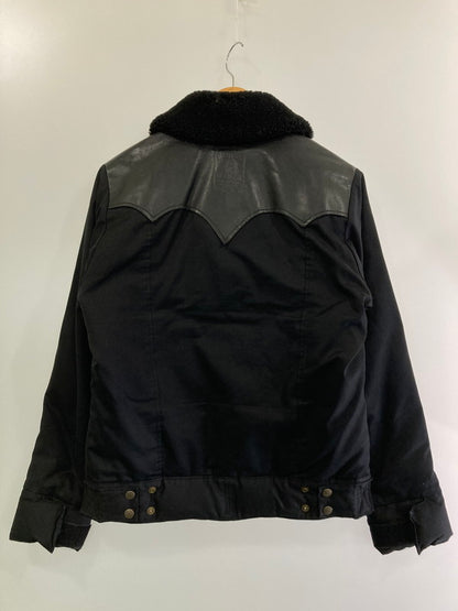 【中古品】【メンズ】 HYSTERIC GLAMOUR ヒステリックグラマー × ROCKY MOUNTAIN 0243AB01 CHRISTY JACKET アウター 140-240811-AS-16-min サイズ：M カラー：ブラック 万代Net店