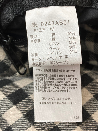 【中古品】【メンズ】 HYSTERIC GLAMOUR ヒステリックグラマー × ROCKY MOUNTAIN 0243AB01 CHRISTY JACKET アウター 140-240811-AS-16-min サイズ：M カラー：ブラック 万代Net店