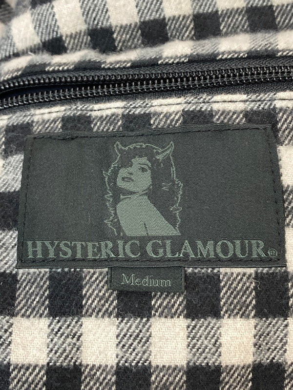 【中古品】【メンズ】 HYSTERIC GLAMOUR ヒステリックグラマー × ROCKY MOUNTAIN 0243AB01 CHRISTY JACKET アウター 140-240811-AS-16-min サイズ：M カラー：ブラック 万代Net店