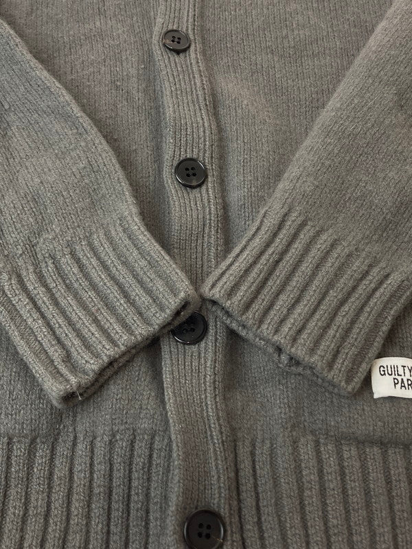 【中古品】【メンズ】  WACKO MARIA CLASSIC CARDIGAN ワコマリア クラシック カーディガン トップス 142-240806-yn-23-min サイズ：M カラー：グレー 万代Net店