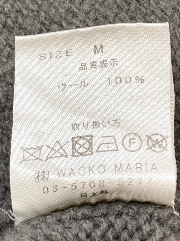 【中古品】【メンズ】  WACKO MARIA CLASSIC CARDIGAN ワコマリア クラシック カーディガン トップス 142-240806-yn-23-min サイズ：M カラー：グレー 万代Net店