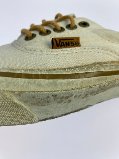 【現状渡し品】【メンズ】 VANS バンズ 80S ERA WHITE BROWN ヴァンズ ヴィンテージ ビンテージ オールド エラ スニーカー 靴 メンズシューズ 162-240808-em-8-min サイズ：L カラー：ホワイト/ブラウン 万代Net店