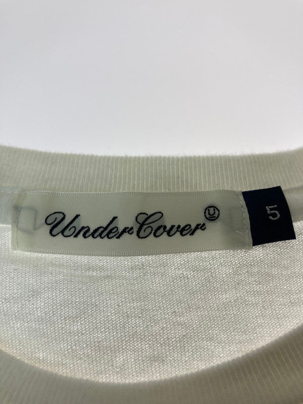 【中古】【メンズ】  UNDER COVER 19AW PRINT TEE アンダーカバー 時計じかけのオレンジ プリントTシャツ 半袖Tシャツ トップス 140-240806-yn-17-min サイズ：5 カラー：ホワイト 万代Net店