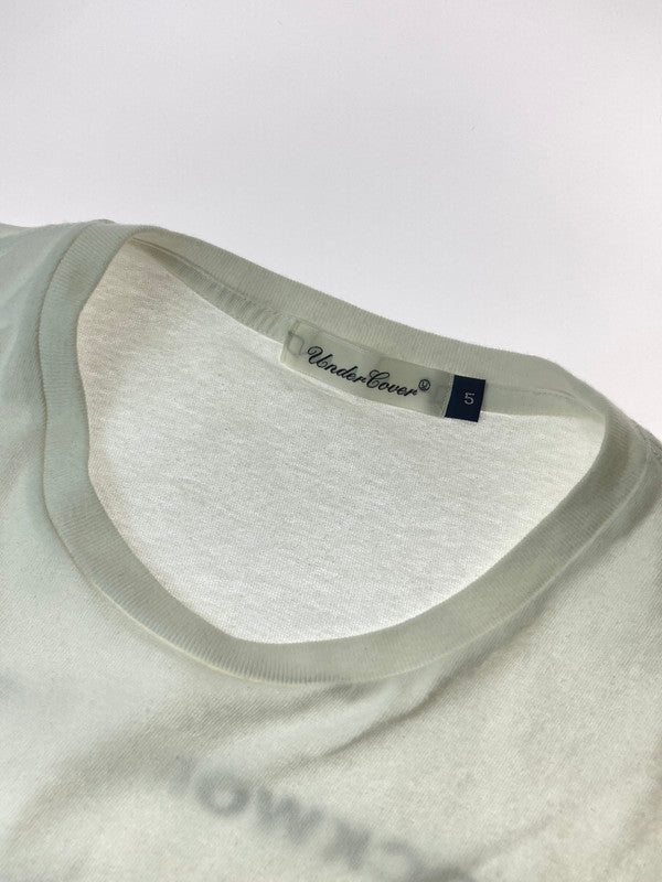 【中古】【メンズ】  UNDER COVER 19AW PRINT TEE アンダーカバー 時計じかけのオレンジ プリントTシャツ 半袖Tシャツ トップス 140-240806-yn-17-min サイズ：5 カラー：ホワイト 万代Net店