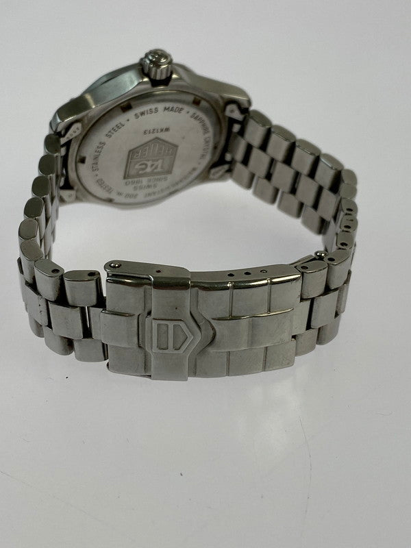 【中古品】【レディース】 TAG HEUER タグホイヤー PROFESSIONAL 200M デイト クォーツ腕時計 WK1213 プロフェッショナル  197-241018-em-11-min カラー：シルバー ブルー文字盤 万代Net店