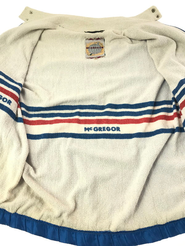 【ジャンク品】【メンズ】 MCGREGOR マックレガー 60's NYLON JACKET BLUE 60年代 ナイロン ジャケット 地球儀タグ 裏地パイル ライトアウター ヴィンテージ 146-260820-rt-38-tag カラー：ブルー 万代Net店
