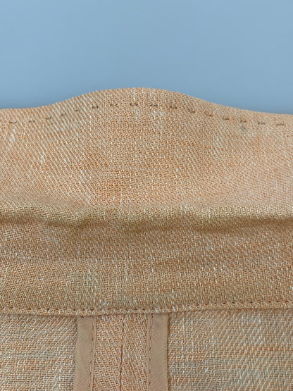 【中古品】【メンズ】 TRUS SARDI トラサルディ LINEN JACKET リネンジャケット テーラードジャケット 麻素材 146-260611-kt-03-min サイズ：36 カラー：ベージュ系 万代Net店