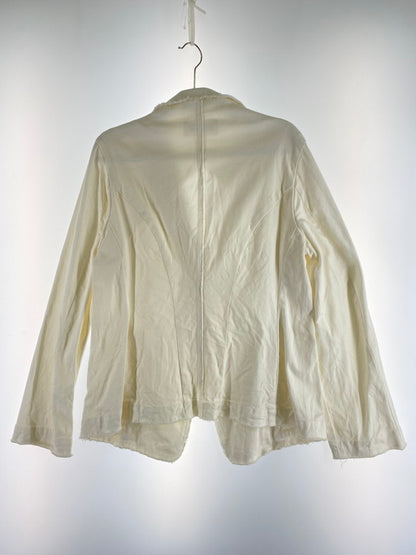 【中古品】【レディース】 BASILE28 バジーレ２８ DAMAGED TAILORD JACKET ダメージ テーラードジャケット アウター 169-250103-me-05-min カラー：ホワイト 万代Net店