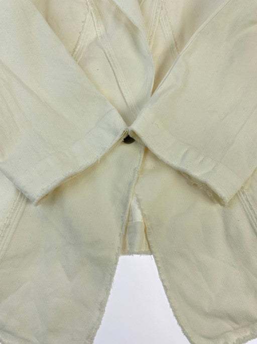 【中古品】【レディース】 BASILE28 バジーレ２８ DAMAGED TAILORD JACKET ダメージ テーラードジャケット アウター 169-250103-me-05-min カラー：ホワイト 万代Net店