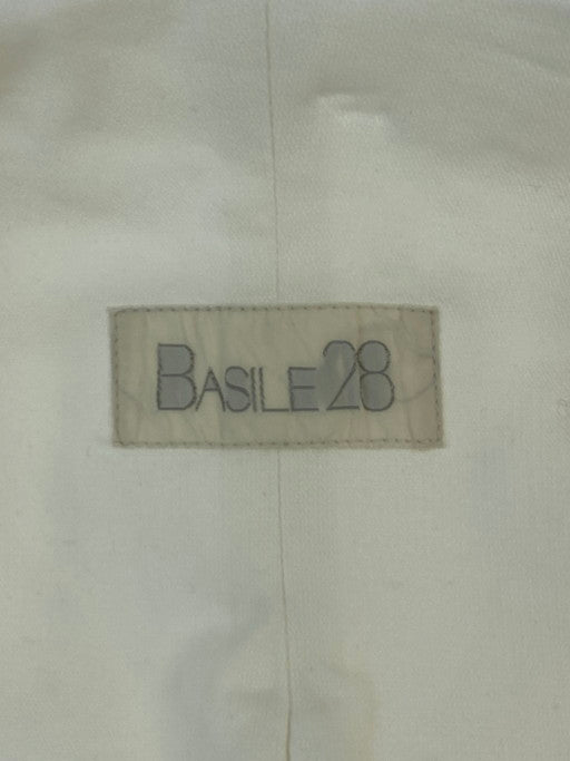 【中古品】【レディース】 BASILE28 バジーレ２８ DAMAGED TAILORD JACKET ダメージ テーラードジャケット アウター 169-250103-me-05-min カラー：ホワイト 万代Net店