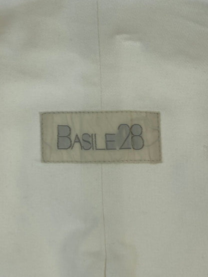 【中古品】【レディース】 BASILE28 バジーレ２８ DAMAGED TAILORD JACKET ダメージ テーラードジャケット アウター 169-250103-me-05-min カラー：ホワイト 万代Net店