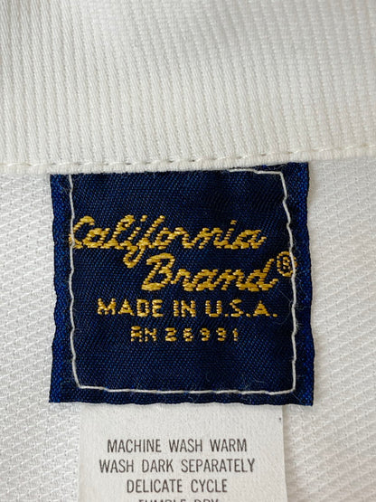 【中古品】【メンズ】 CALIFORNIA BRAND カリフォルニアブランド COTTON TAILORED JACKET コットン テーラードジャケット アウター 146-240808-yn-13-min サイズ：S カラー：ホワイト 万代Net店