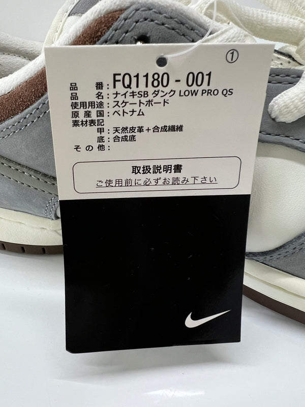 【中古美品】【メンズ】 NIKE SB ナイキ スケートボーディング × YUTO HORIGOME 堀米雄斗 別注 コラボ DUNK LOW PRO QS FQ1180-001 ダンク ロー プロ クイックストライク スニーカー 靴 160-260725-kk-11-hon カラー：WOLF GREY/IRON GREY-SAIL 万代Net店