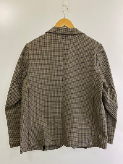 【中古品】【メンズ】  KFK カフィカ TOPTHERMO GUNCLUB CHECK TAILORED JACKET テーラードジャケット 151-241011-cn-2-min サイズ：2 カラー：ベージュ系/ブラック/ブラウン 万代Net店