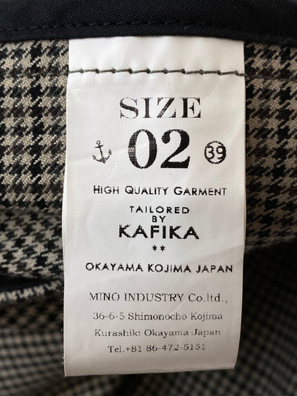 【中古品】【メンズ】  KFK カフィカ TOPTHERMO GUNCLUB CHECK TAILORED JACKET テーラードジャケット 151-241011-cn-2-min サイズ：2 カラー：ベージュ系/ブラック/ブラウン 万代Net店