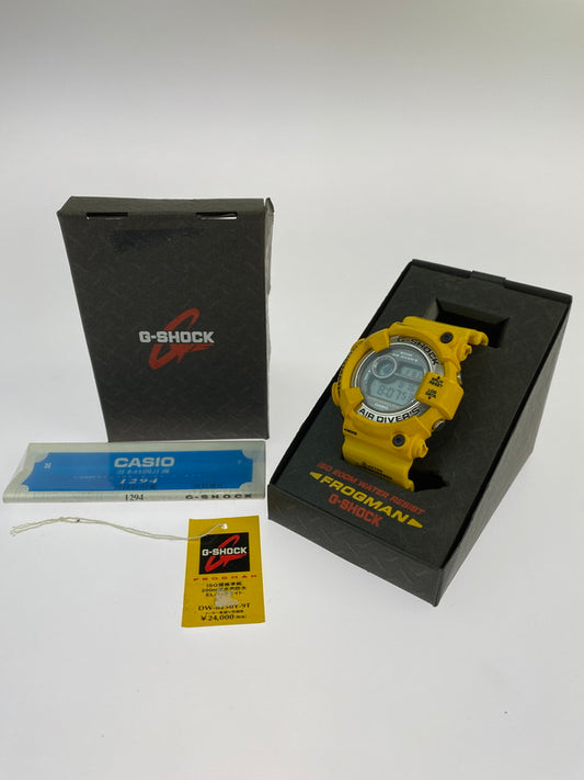 【中古品】【メンズ】 CASIO カシオ G-SHOCK FROGMAN MEN IN YELLOW DW-8250Y-9T  ジーショック フロッグマン メン イン イエロー デジタル クォーツ腕時計 196-240820-yn-20-min カラー：イエロー 万代Net店