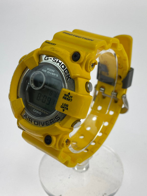 【中古品】【メンズ】 CASIO カシオ G-SHOCK FROGMAN MEN IN YELLOW DW-8250Y-9T  ジーショック フロッグマン メン イン イエロー デジタル クォーツ腕時計 196-240820-yn-20-min カラー：イエロー 万代Net店