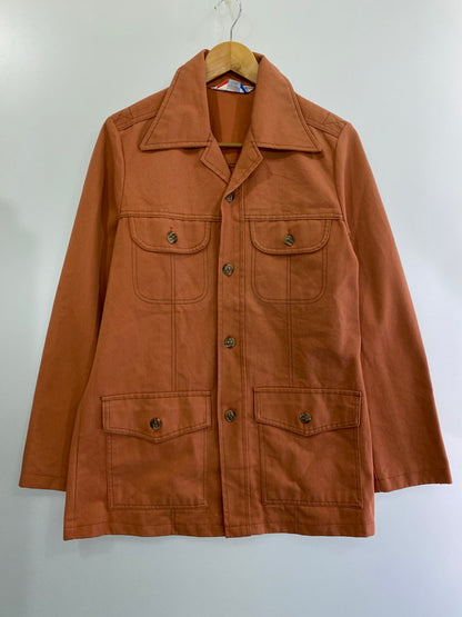 【中古品】【メンズ】  SEARS シアーズ 70-80S COVERALL カバーオール 146-240813-ks-24-min サイズ：20 カラー：オレンジ系 万代Net店