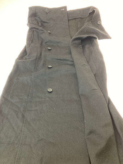 【中古品】【レディース】 Y's ワイズ YI-S05-002 97AW COTTON LAINE WOOL LONG SKIRT コットン ラムウール ロングスカート ボトムス 171-240813-me-16-min サイズ：FREE カラー：ブラック 万代Net店