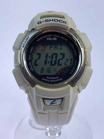 【LIFTる。景品】【中古品】【メンズ】 CASIO カシオ G-SHOCK GW-300FJREI-7JR ジーショック 新世紀エヴァンゲリオン デジタル 腕時計 196-240821-yn-04-min カラー：ホワイト 万代Net店
