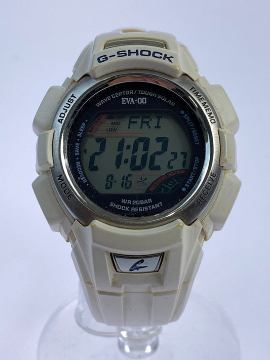 【LIFTる。景品】【中古品】【メンズ】 CASIO カシオ G-SHOCK GW-300FJREI-7JR ジーショック 新世紀エヴァンゲリオン デジタル 腕時計 196-240821-yn-04-min カラー：ホワイト 万代Net店