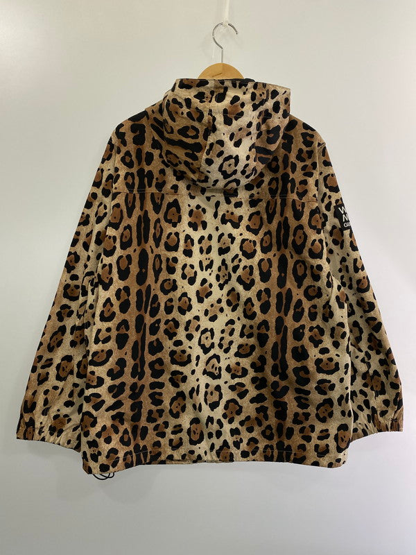 【中古品】【メンズ】 WACKO MARIA ワコマリア 20AW JAGUAR MOUNTAIN PARKA ジャガー柄マウンテンパーカー ジャケット メンズ  142-240815-em-16-min サイズ：M カラー：ブラウン系 万代Net店