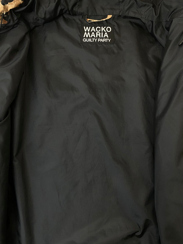 【中古品】【メンズ】 WACKO MARIA ワコマリア 20AW JAGUAR MOUNTAIN PARKA ジャガー柄マウンテンパーカー ジャケット メンズ  142-240815-em-16-min サイズ：M カラー：ブラウン系 万代Net店