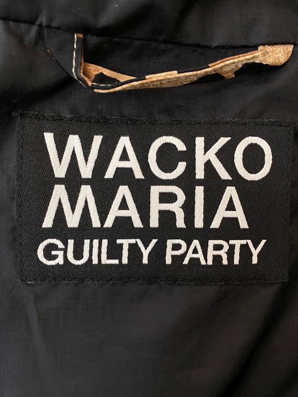 【中古品】【メンズ】 WACKO MARIA ワコマリア 20AW JAGUAR MOUNTAIN PARKA ジャガー柄マウンテンパーカー ジャケット メンズ  142-240815-em-16-min サイズ：M カラー：ブラウン系 万代Net店