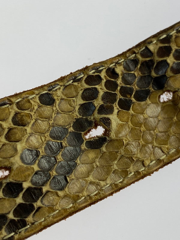 【LIFTる。景品】【中古品】【メンズ】 WACKOMARIA LEATHER BELT ワコマリア レザーベルト 205-240822-yn-03-min サイズ：34 カラー：ブラウン系 万代Net店