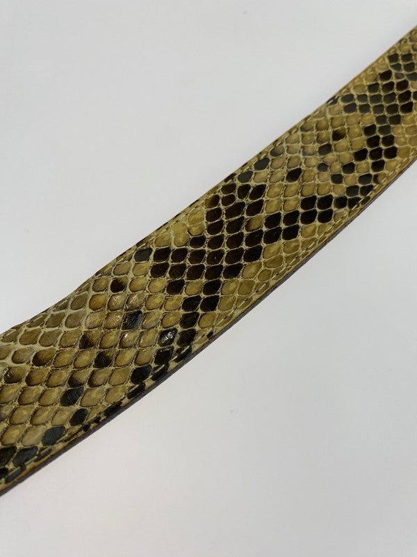 【LIFTる。景品】【中古品】【メンズ】 WACKOMARIA LEATHER BELT ワコマリア レザーベルト 205-240822-yn-03-min サイズ：34 カラー：ブラウン系 万代Net店