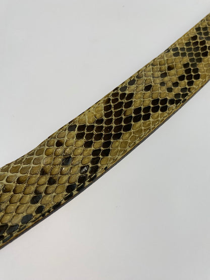 【LIFTる。景品】【中古品】【メンズ】 WACKOMARIA LEATHER BELT ワコマリア レザーベルト 205-240822-yn-03-min サイズ：34 カラー：ブラウン系 万代Net店