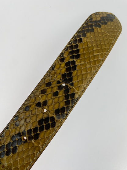 【LIFTる。景品】【中古品】【メンズ】 WACKOMARIA LEATHER BELT ワコマリア レザーベルト 205-240822-yn-03-min サイズ：34 カラー：ブラウン系 万代Net店