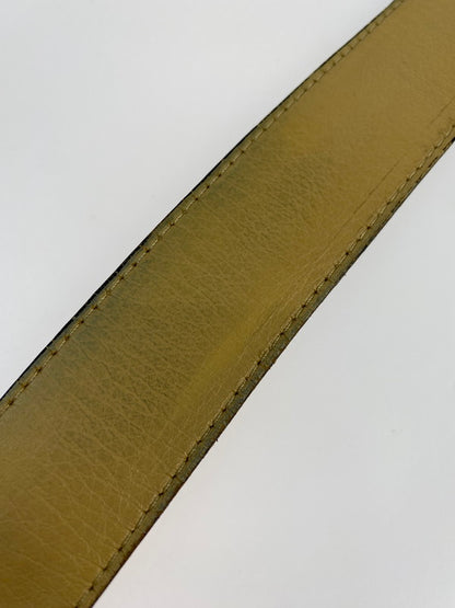 【LIFTる。景品】【中古品】【メンズ】 WACKOMARIA LEATHER BELT ワコマリア レザーベルト 205-240822-yn-03-min サイズ：34 カラー：ブラウン系 万代Net店