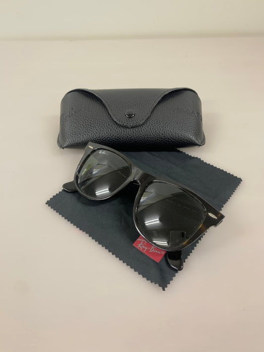 【中古品】【メンズ】 Ray-Ban レイバン WAYFARER SUNGLASSES RB2140-A ウェイファーラー クラシック サングラス 203-241031-em-31-min サイズ：54□18 カラー：ブラック 万代Net店